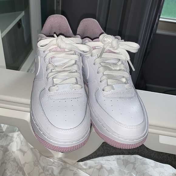 Nike Purple bottom Airforces - Picture 2 of 2
